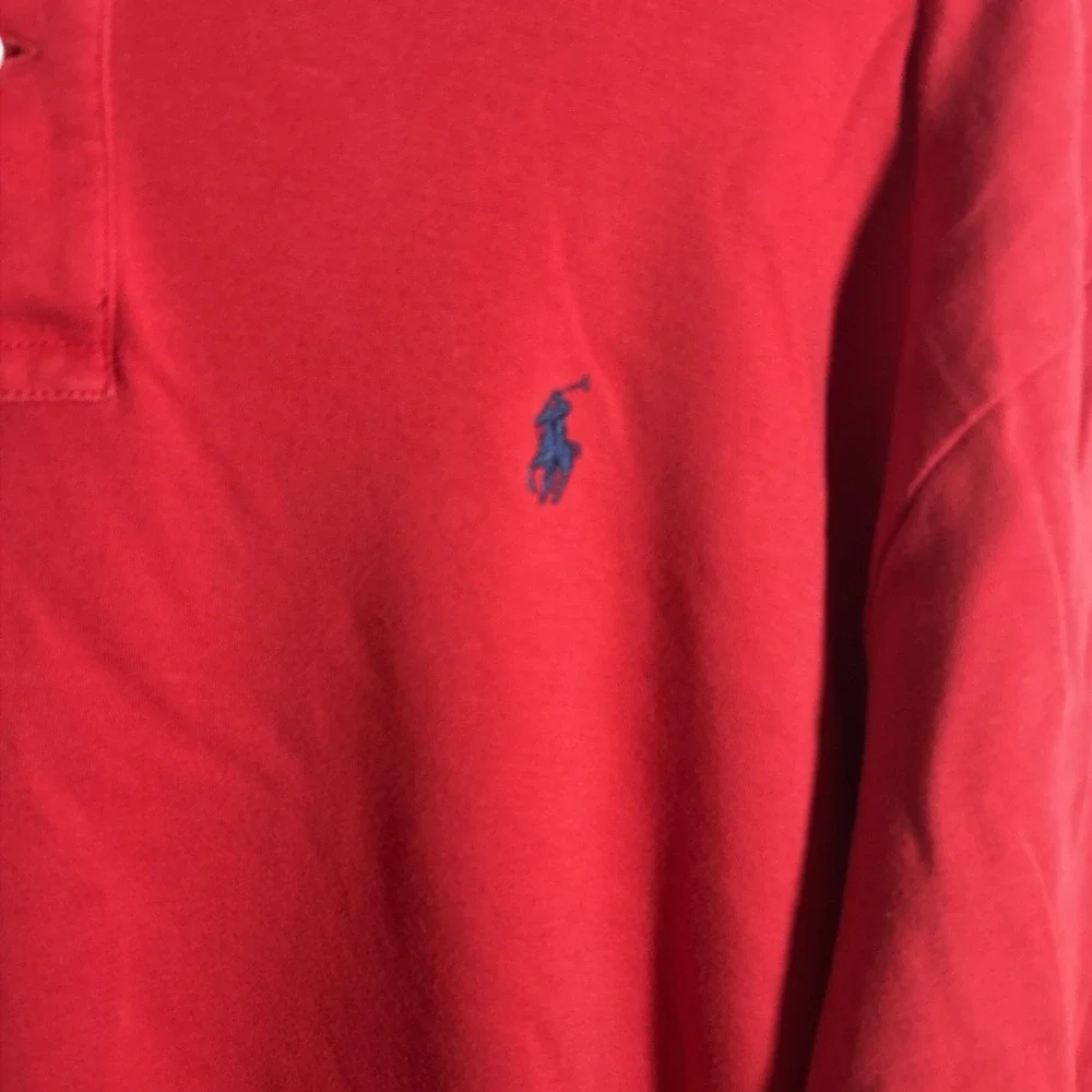 Polo Ralph Lauren Classic Polo Red 100% Cotton Men's‎ XL